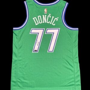 LUKA DONCIC SIGNED DALLAS MAVERICKS JERSEY - PANINI COA