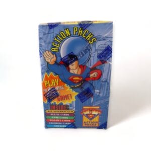 1996 Superman Action Packs Game Box 48 Packs Wax Sealed Box FLEER/SKYBOX