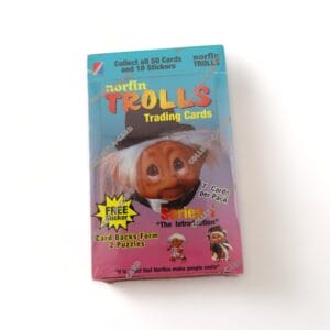 1992 Norfin Trolls Trading Cards Series 1 - Wax Sealed Box COLLECT A CARD