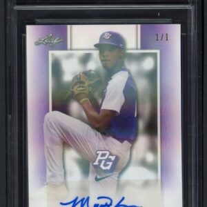 2018 LEAF #DI-MT1 MATT THOMPSON ALL-AMERICAN CLASSIC SOC POP1