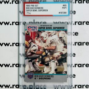 1990 Pro Set Bob Kuechenberg Super Bowl Supermen #65