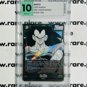 2025 Bandai Raditz DBS Fusion World #SB01-026 GEM MINT 10